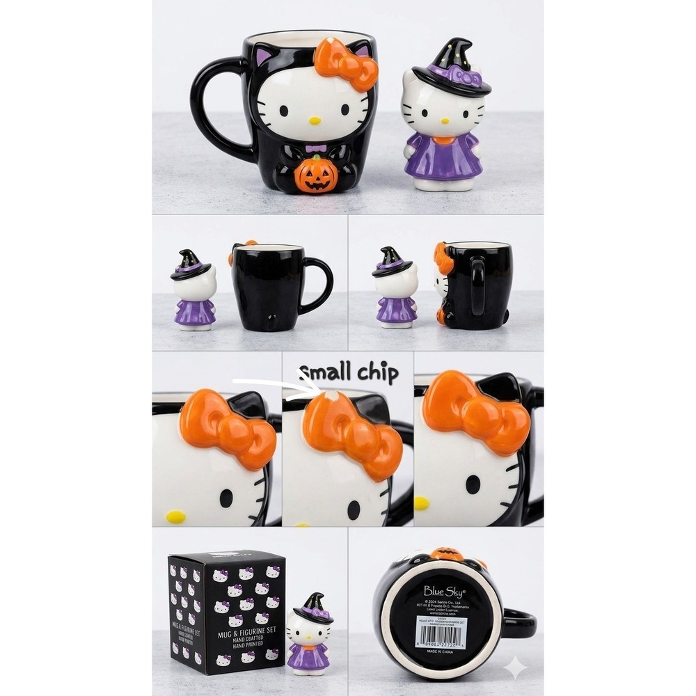 Blue‎ Sky Hello Kitty Friends Halloween Mug and Figure Set